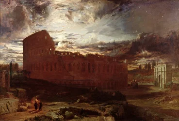 Het Colosseum, Rome, 1860